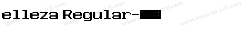 elleza Regular字体转换